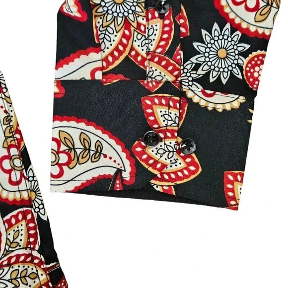 Silver Stone‎ Floral Collection Men's Modern Fit Button Down Shirt Size X Large - Picture 7 of 8